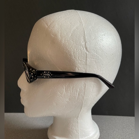 Vintage Fossil Dazzler Black Bling Sunglasses - Picture 2 of 11